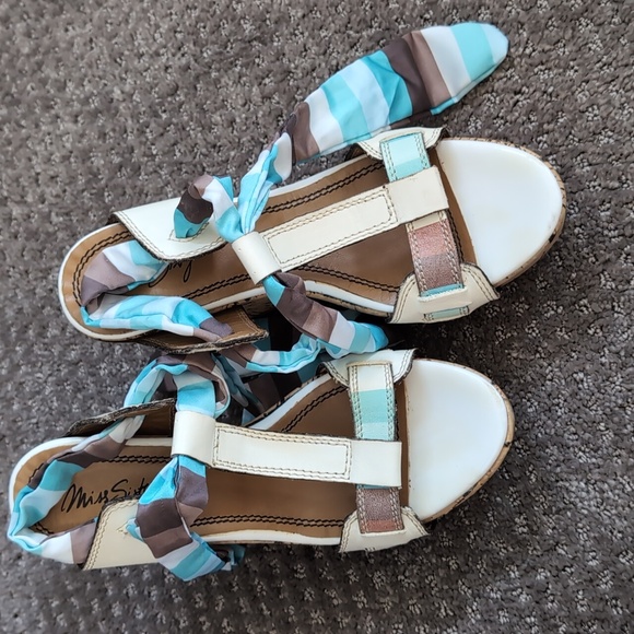 Miss Sixty Wedge Platforms Size 38 (Size 8) - Picture 4 of 5